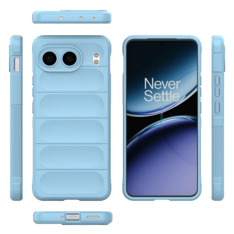 Силиконовый чехол Magic Flannel для OnePlus Nord 4 5G Global - голубой