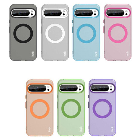 Протиударний чохол IMAK Candy Series Shockproof MagSafe для Google Pixel 9 Pro XL - фіолетовий
