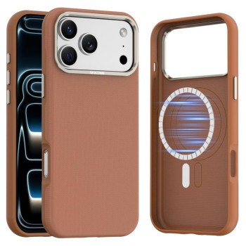 Протиударний магнітний чохол Mocome на iPhone 18 Pro Max — коричневий