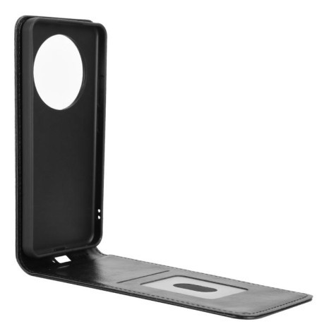 Чохол Magnetic Vertical Flip Leather для Realme 13+ 5G/13 Pro 5G/13 Pro+ - чорний