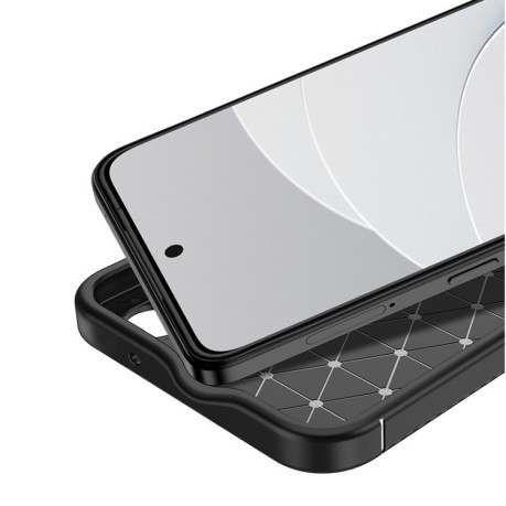 Ударозащитный чехол HMC Carbon Fiber Texture на Google Pixel 8 - черный