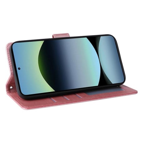 Чохол-книжка 3-Card Slots Multifunctional Leather для Xiaomi Redmi Note 14 4G 164.48mm - золото