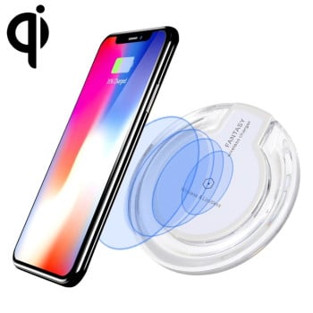 Беспроводная зарядная станция FANTASY 5V 1A Output Qi Standard Ultra-thin Wireless Charger - белая