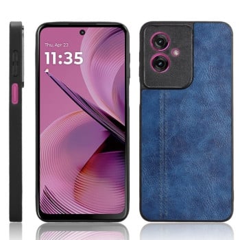 Ударозахисний чохол Sewing Cow Pattern для Motorola Moto G55 5G - синій