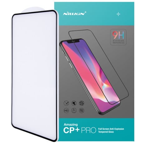 Защитное стекло Nillkin CP+PRO для Samsung Galaxy A80/A90 - черное