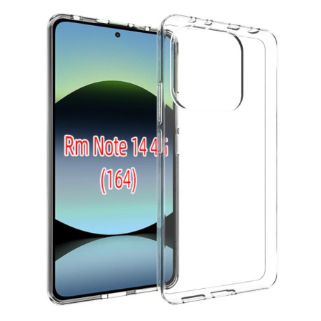 Протиударний чохол Waterproof Texture для Redmi Note 14 4G 164.84mm - прозорий
