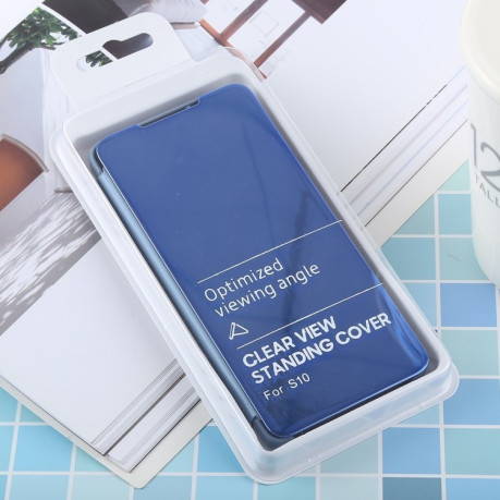 Чохол книжка Clear View на Samsung Galaxy S10e/G970-синій