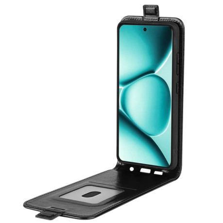 Флип-чехол R64 Texture Single на Xiaomi Poco 8 Pro/Redmi Note 15 Pro+ Global 163.3mm — чёрный