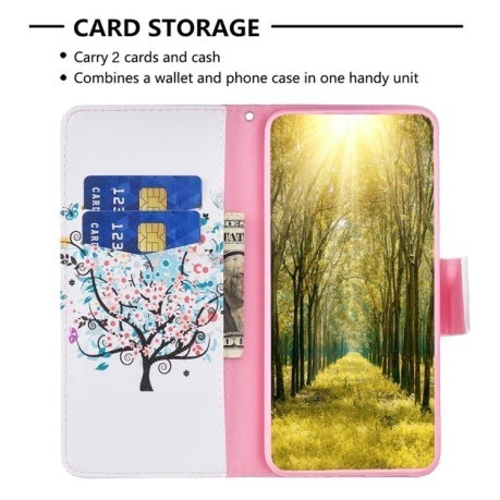 Чохол-книжка Colored Drawing Pattern  для Samsung Galaxy A56 5G - Tree
