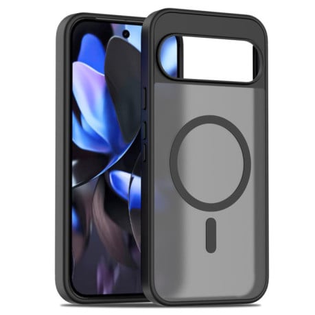 Чехол с мягкой фактурой Skin-feel с MagSafe гибридный на Google Pixel 10 Pro XL - черный
