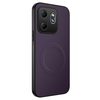 Магнитный чехол Wanlonfeng серии TQ с текстурой карбона на OPPO Reno15 Pro 5G Global — фиолетовый