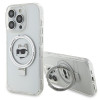 Оригінальний чохол Karl Lagerfeld Ring Stand Karl Choupette MagSafe для iPhone 15 Pro Max - transperent(KLHMP15XHMRSCHH)