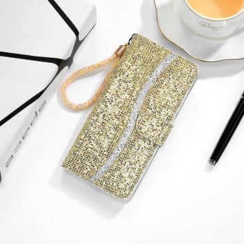 Чохол-книжка Powder Glitter для Samsung Galaxy A33 5G - золотий