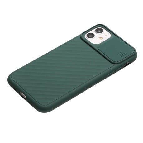 Чехол Sliding Camera на iPhone 11 - зеленый