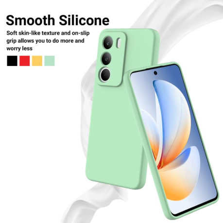 Силіконовий чохол Solid Color Liquid Silicone на Realme C71 4G - зелений