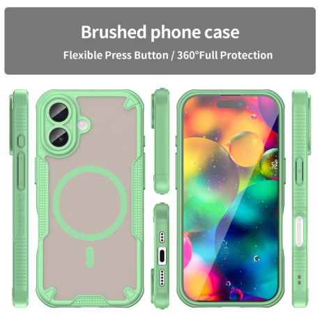 Чохол Armor Glaze з MagSafe Magnetic на iPhone 17 - зелений