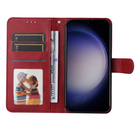 Чохол-книжка Classic Calf Texture для Samsung Galaxy S24+ - червоний