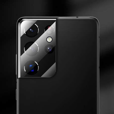Комплект защитных стекол для камеры Benks на Samsung Galaxy S21 Ultra - черный