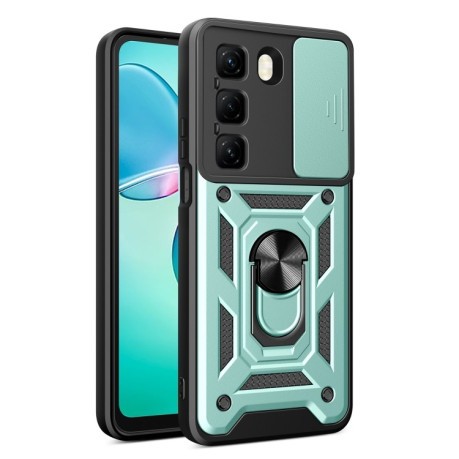 Протиударний чохол Sliding Camshield для Infinix Hot 50 4G - зелений
