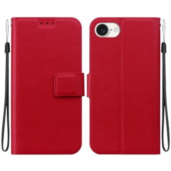 Чехол-книжка Voltage Side Buckle для iPhone 17e/16e - красный
