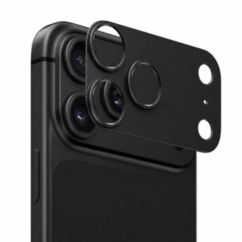 Титановa рамка захисту камери Escase на iPhone 18 Pro Max — чорна