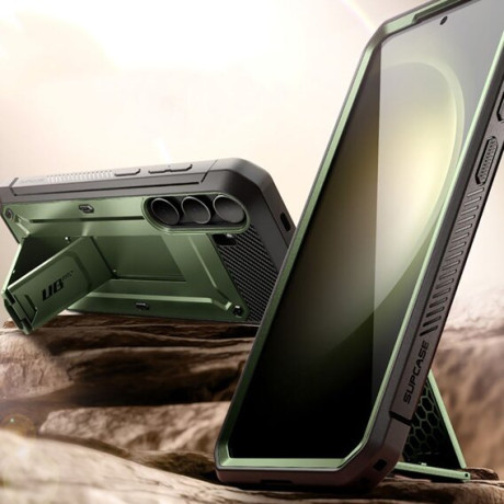 Двухсторонний чехол Supcase Unicorn Beetle для Samsung Galaxy S24 -  Dark Green