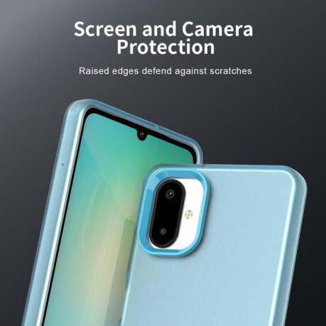 Противоударный чехол Candy Series для Samsung Galaxy F06 5G / M06 5G - синий