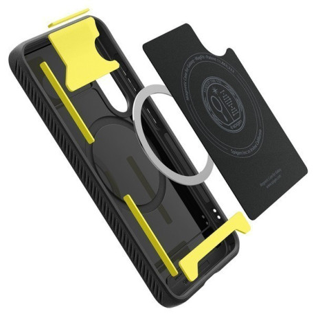Оригінальний чохол Spigen Rugged Armor Mag MagSafe для Samsung Galaxy S25+Plus - Matte Black