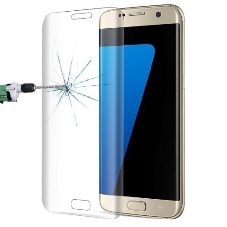 Защитное 3D Стекло на весь экран ENKAY 0.26mm 9H 3D Curved для Samsung Galaxy S7 Edge / G935