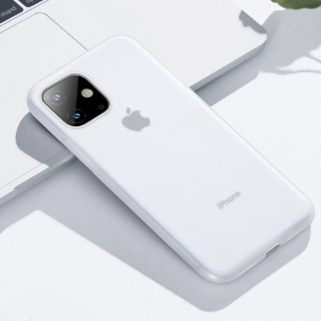 Силіконовий чохол Basues Jelly Liquid Silicone на iPhone 11 - білий матовий