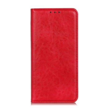 Чохол-книга Magnetic Retro Crazy Horse Texture на Realme C11 - червоний