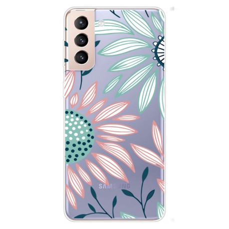Чохол Painted Pattern для Samsung Galaxy S22 5G - Flower