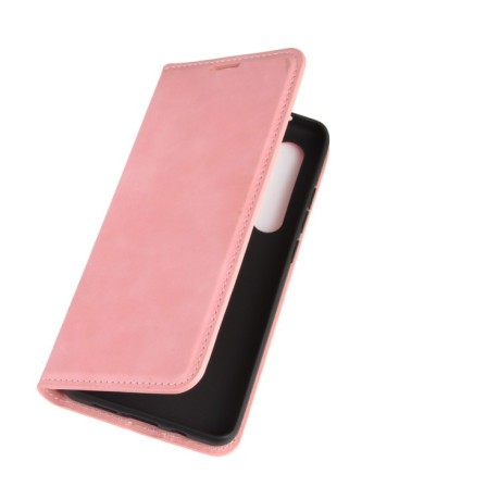 Чехол-книжка Retro-skin Business Magnetic на Xiaomi Mi Note 10 Lite - розовый