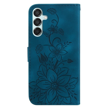 Чехол-книжка Lily Embossed Leather для Samsung Galaxy M15/F15 5G - синий