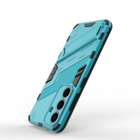 Противоударный чехол Punk Armor для Samsung Galaxy S25 5G - синий
