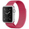 Браслет з нержавіючої сталі Milanese Loop Magnetic для Apple Watch 10 46mm/Ultra 49mm / Series 8/7 45mm / 44mm / 42mm - рожевий