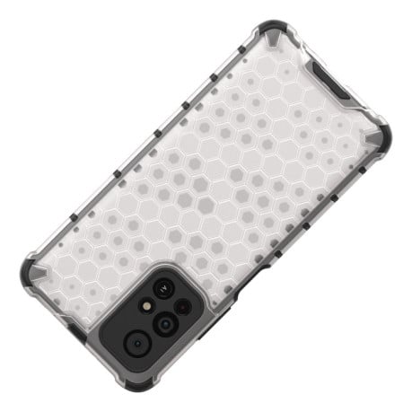 Противоударный чехол Honeycomb на Xiaomi Redmi Note 11 5G / Poco M4 Pro - белый