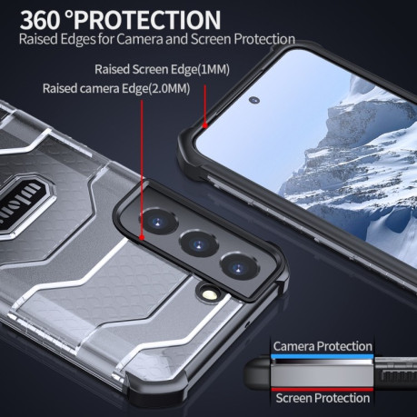 Противоударный чехол wlons Explorer Series для Samsung Galaxy S22 5G - зеленый