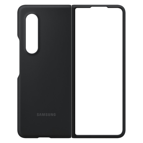 Оригинальный чехол Samsung Silicone Cover для Samsung Galaxy Z Fold 3 black