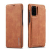 Чехол книжка LC.IMEEKE Hon Ancient Series на Samsung Galaxy S20 - коричневый