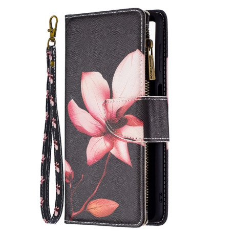 Чохол-гаманець Colored Drawing Pattern Zipper для Samsung Galaxy M52 5G - Lotus