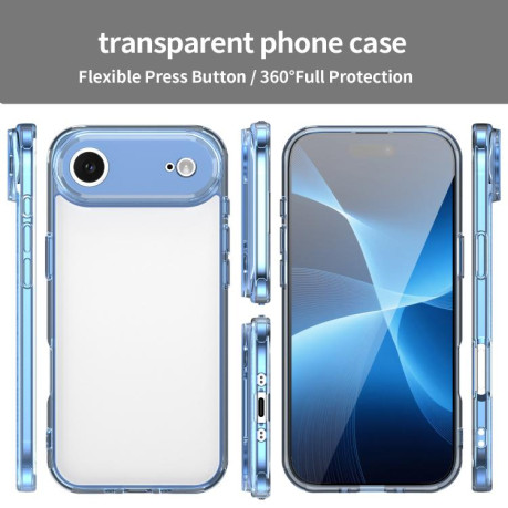 Чехол PC Hybrid TPU Airbag Shockproof для iPhone Air - синий