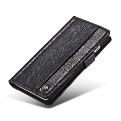 Кожаный чехол-книжка CaseMe на iPhone 6 / 6s Crazy Horse Texture (Black)