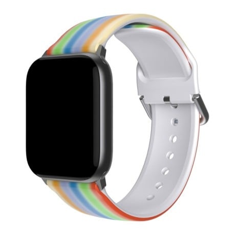 Силіконовий ремінець Breathable для Apple Watch Series 8/7 41mm / 40mm / 38mm - Rainbow