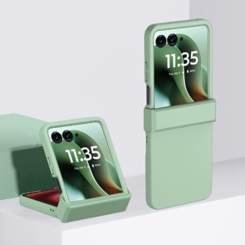 Противоударний чехол 3 в 1 Skin Feel PC для Motorola Razr 60 Ultra - зелений