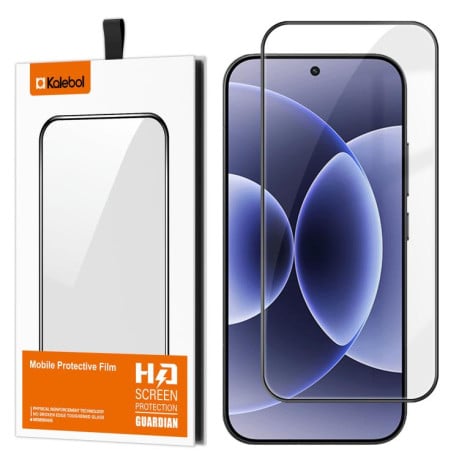 Защитное стекло  Kalebol High-Aluminum Screen-Printed Full-Coverage Anti-Fingerprint на Xiaomi 17 - черное