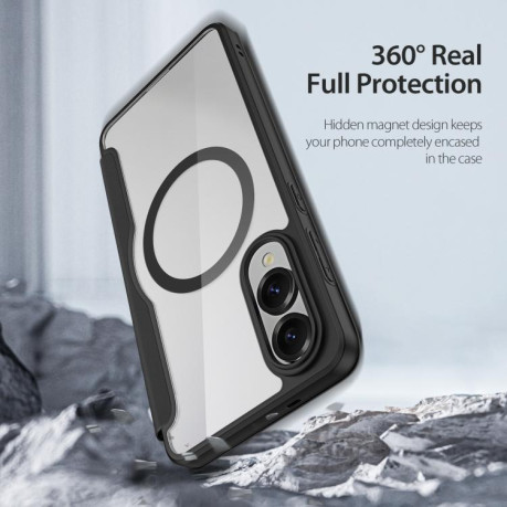 Чохол-книжка DUX DUCIS Skin X Pro Series Magsafe для Samsung Galaxy S25 Edge 5G - чорний