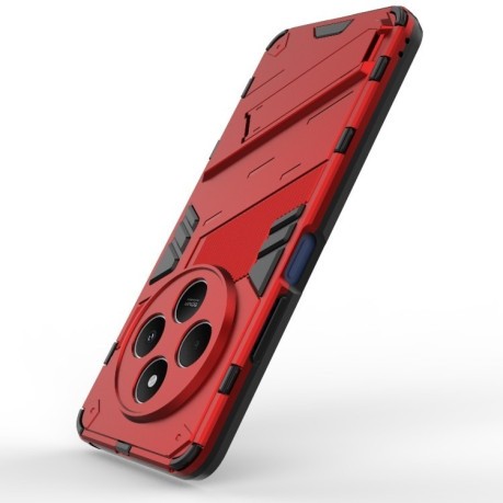 Противоударный чехол Punk Armor для Xiaomi Redmi 14C 4G/Poco C75/Redmi A4 5G - красный