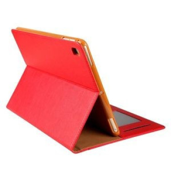 Кожаный Чехол EsCase Premium PP Soft красный силиконовый Держатель для iPad 9.7 2017/2018