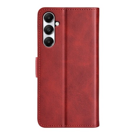 Чехол-книжка Dual-side Magnetic Buckle для Samsung Galaxy A05 - красный